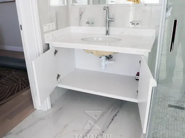 Наполнение тумбы в ванную