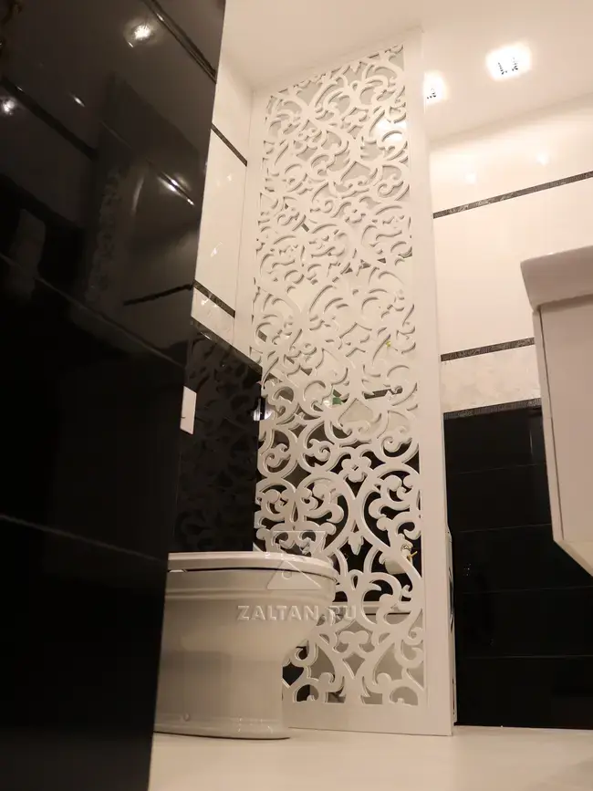 Перегородка из МДФ с зеркалом