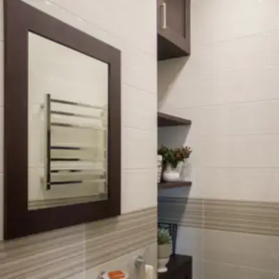 Тумба из шпона в ванную