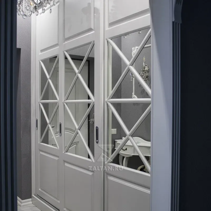 Белый шкаф-купе Прованс