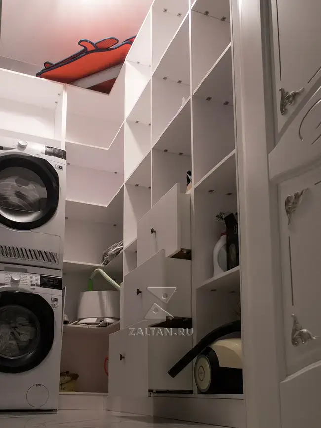 Выдвижные ящики в шкафах