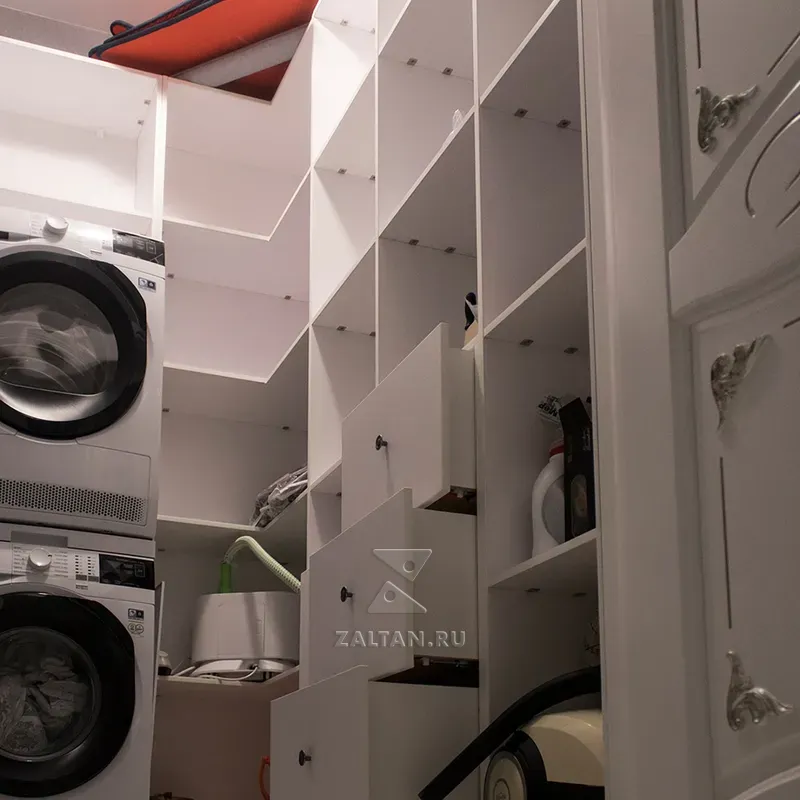 Выдвижные ящики в шкафах