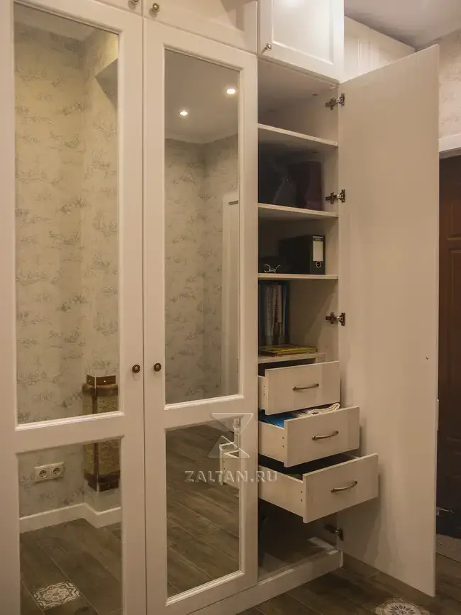 Наполенение шкафа в прихожей