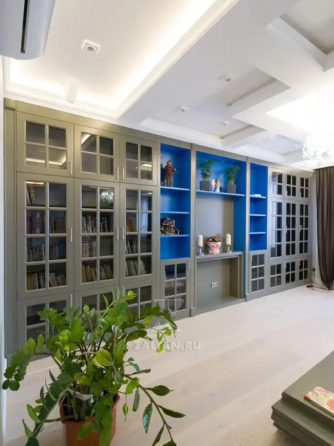 Шкаф в гостиную с ТВ зоной