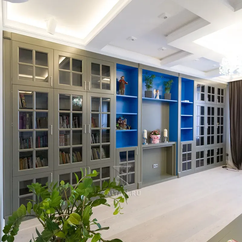 Шкаф в гостиную с ТВ зоной