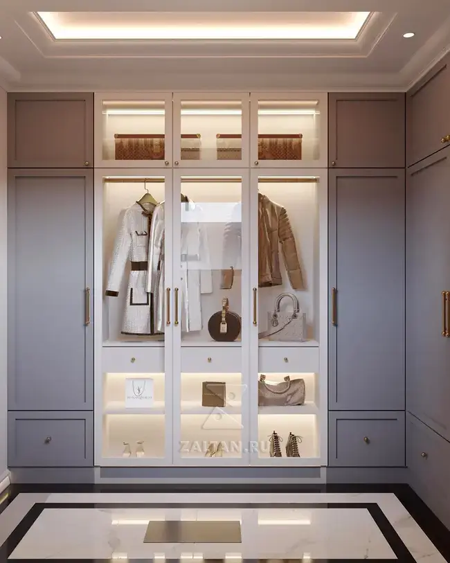 Гардеробная на заказ Cerno