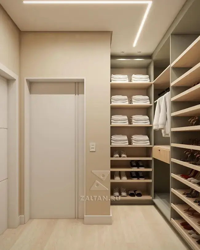 Стеллаж под обувь в гардеробной