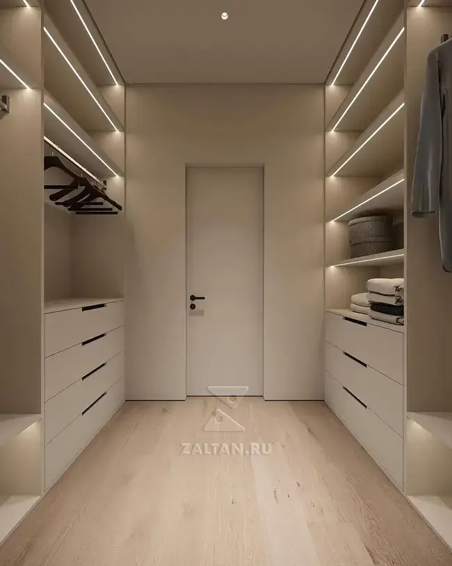 Гардеробная параллельная