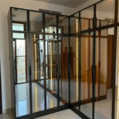 Угловой современный шкаф