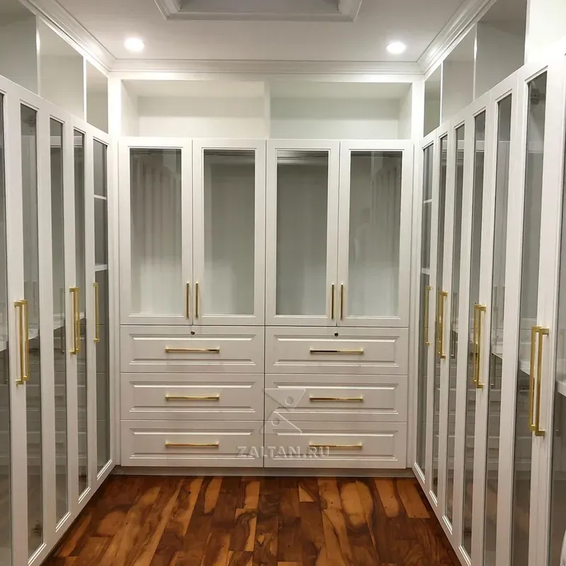 Гардеробная П-образная