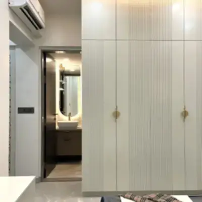 Реечный шкаф в спальню