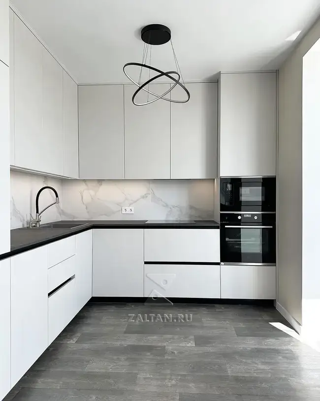 Угловая кухня в современном стиле