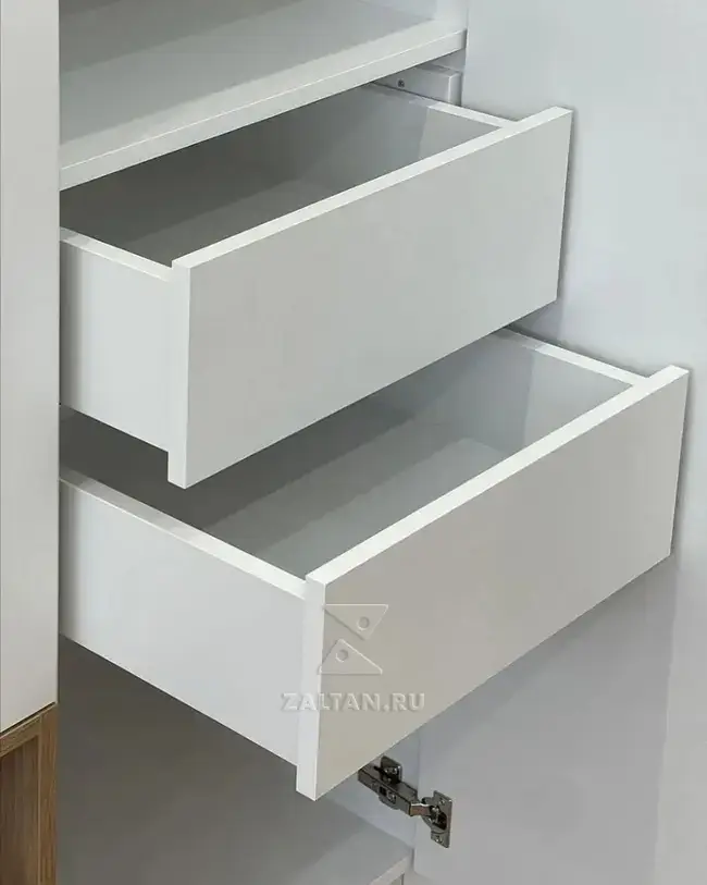 Ящики с доводчиками скрытого монтажа