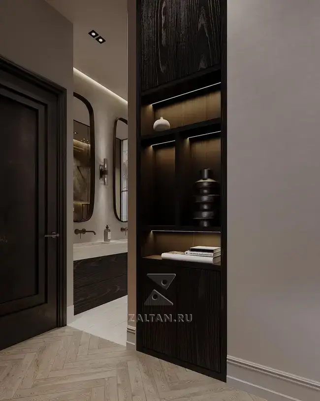 Встроенный шкаф в гардеробной