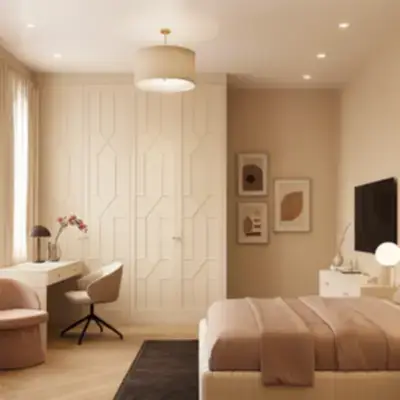 Шкаф в спальню неоклассика