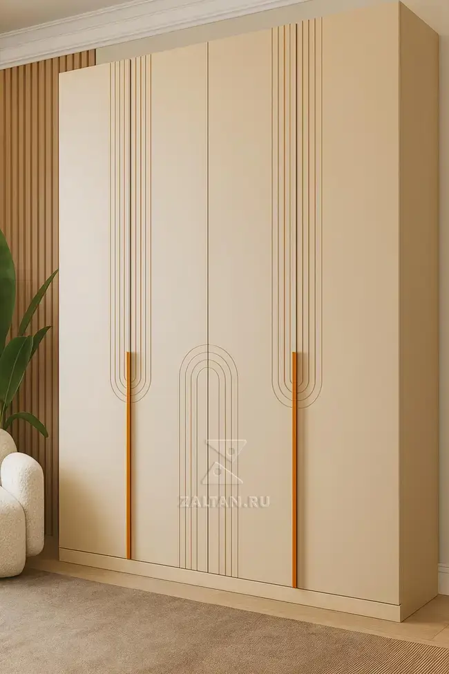 шкаф классический стиль гладкий фасад