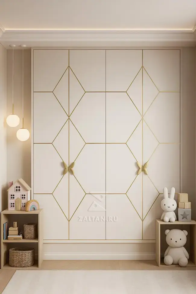 шикарный корпусный шкаф для детской