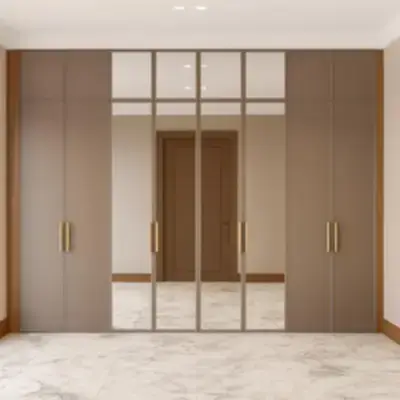 Встроенный распашной шкаф