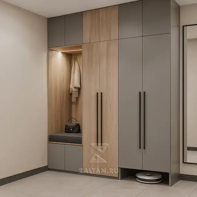Прихожая шкаф с нишей