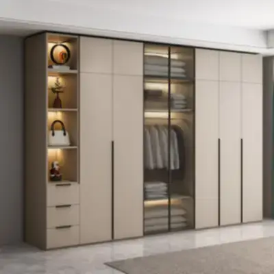 Шкаф-гардероб с витриной