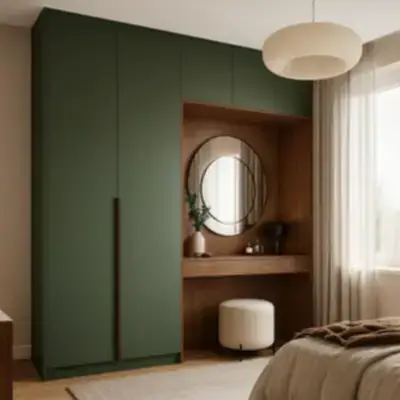 Шкаф с нишей для макияжа