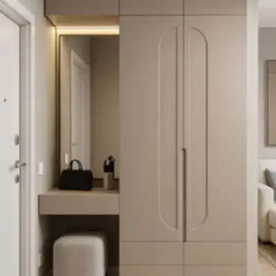 Шкаф прихожая с туалетным столиком