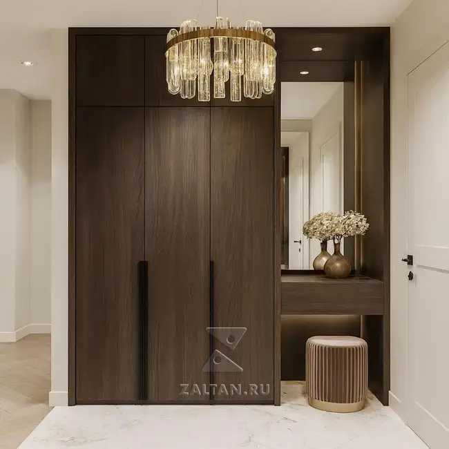 Шкаф в прихожую с консолью