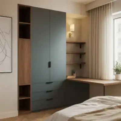 Шкаф с рабочей зоной