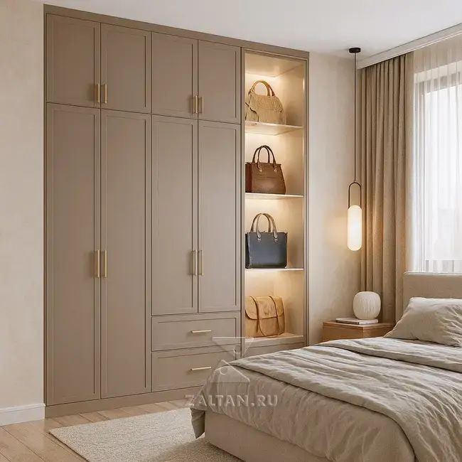 Встроенный платяной шкаф