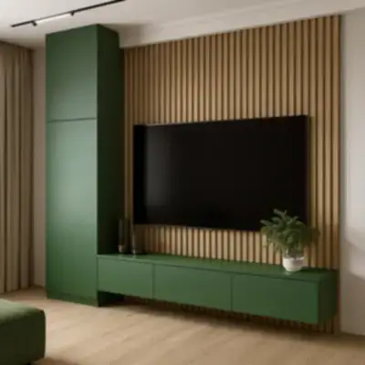 Гостиная стенка с тумбой