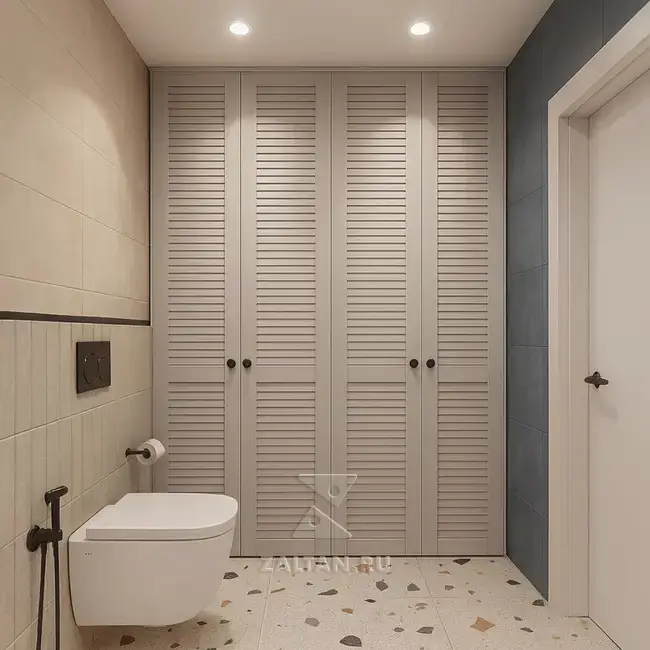 Шкаф жалюзийный в ванную