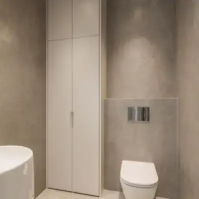 Встроенный шкаф в санузел