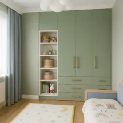 Встроенный шкаф в детскую