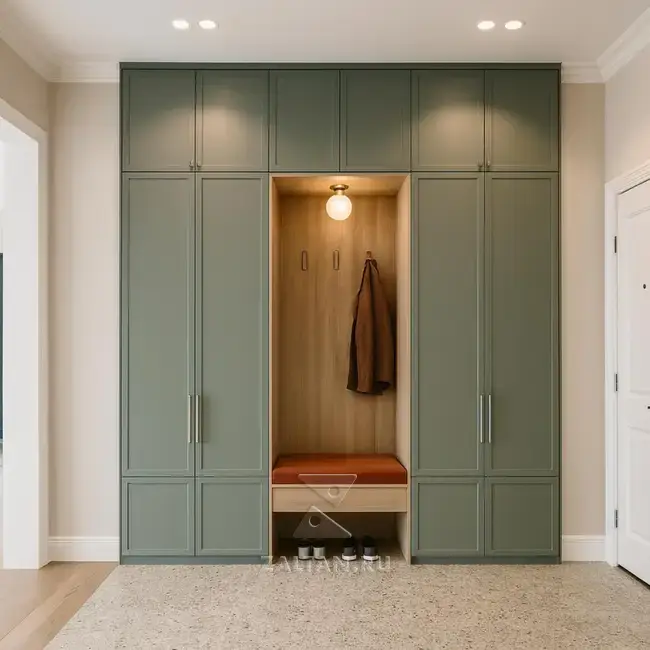Встроенный шкаф прихожая ниша