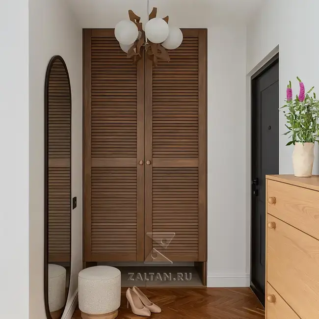Шкаф жалюзийный в прихожую