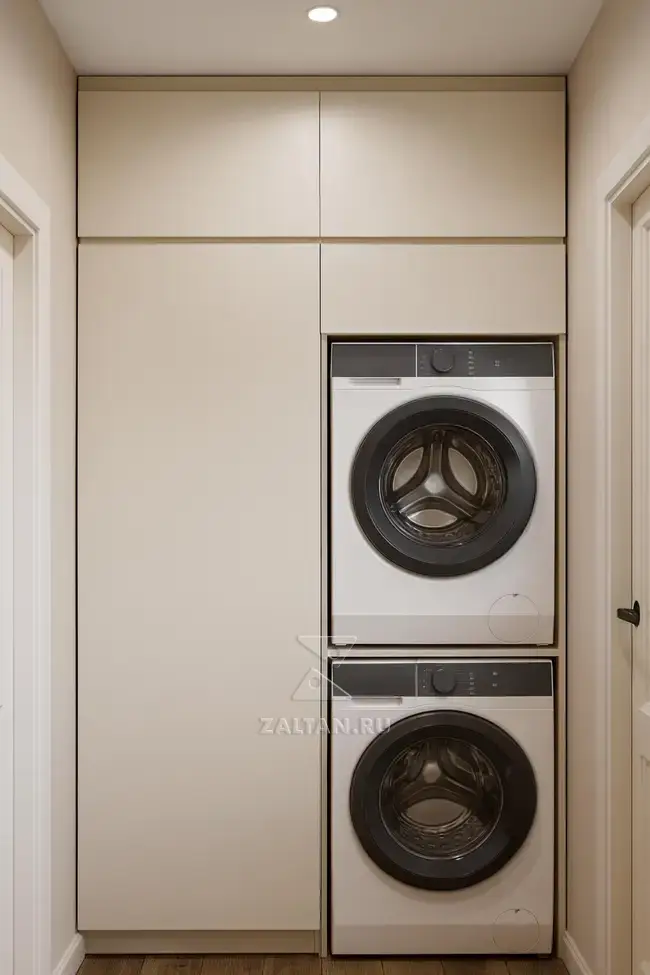 Шкаф для постирочной с нишей