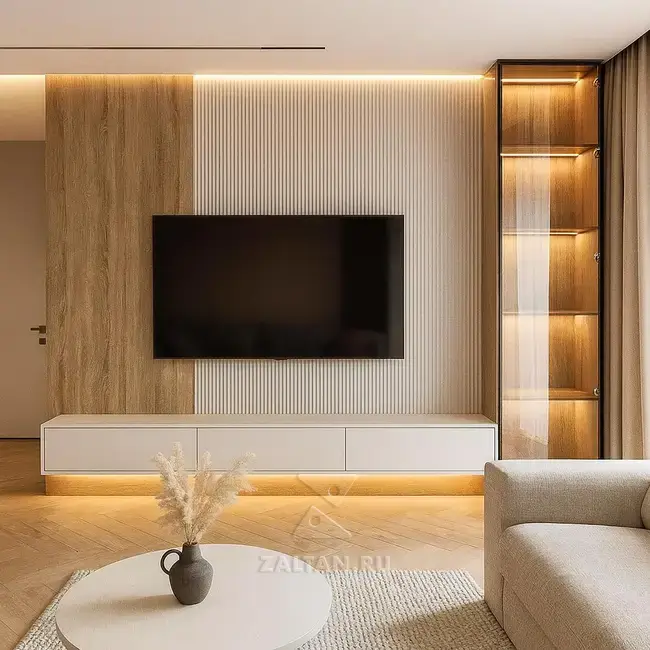 Стенка под телевизор с витриной