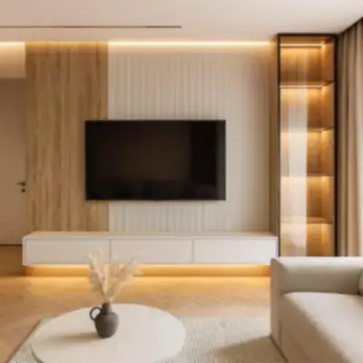 Стенка с витриной в гостиную