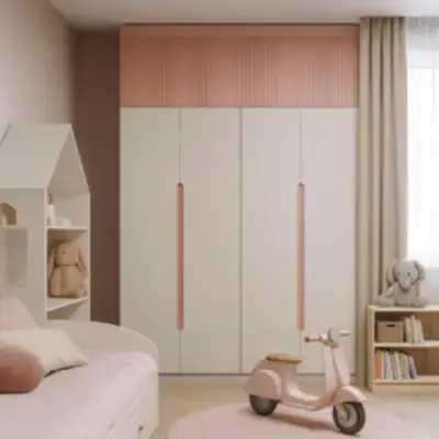 Встроенный шкаф в детскую