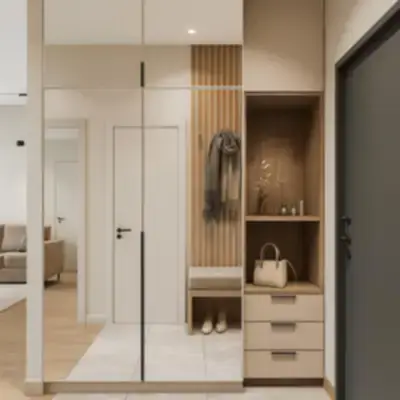 Зеркальный шкаф в прихожую