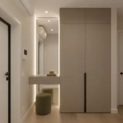 Шкаф прихожая с консолью