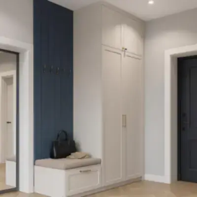 Шкаф с банкеткой в прихожую