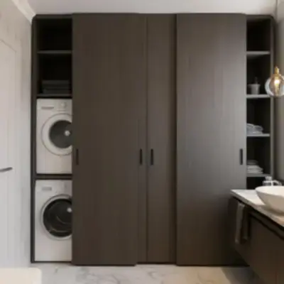 Встроенный шкаф-купн для постирочной
