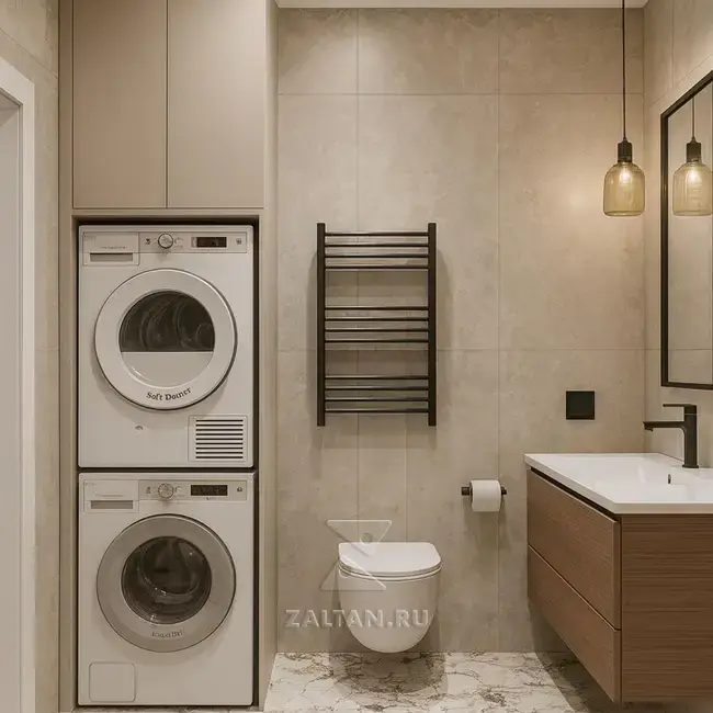 Высокий шкаф для стиральной машины