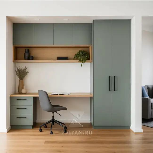 Встроенная рабочая зона шкаф