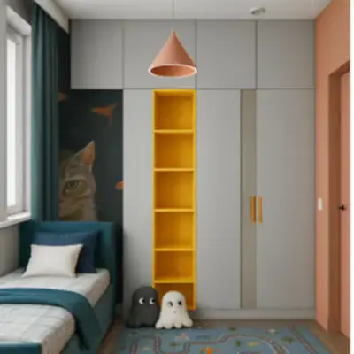 Встроенный шкаф в детскую