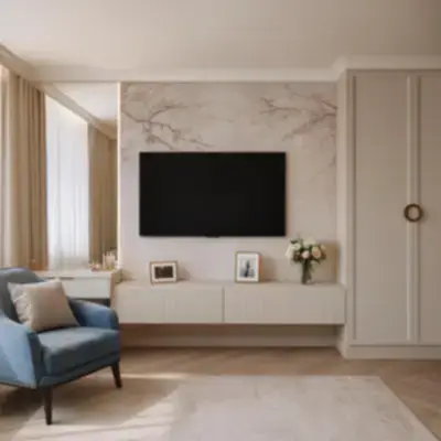 Тумба под ТВ с шкафом