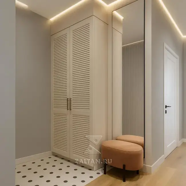 шкаф-прихожая-с-зеркалом