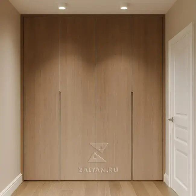 встроенный шкаф прихожая дуб
