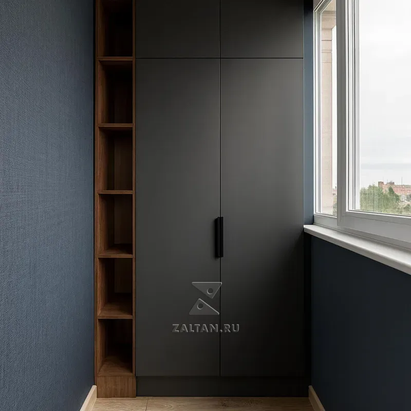 Встроенный шкаф на балкон